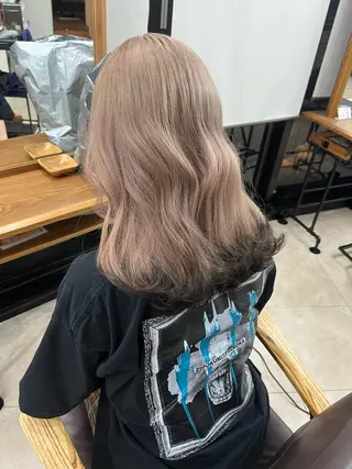 セミロング カラー 透明感/艶カラー🌼 茶屋町🌼SA-YAのヘアスタイル