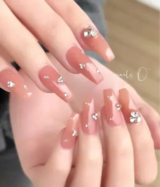 ネイル 大人可愛いネイル🎗 Hinaのネイルデザイン