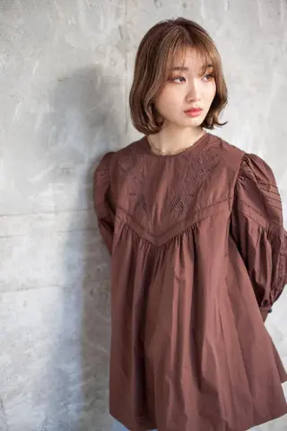 ミディアム 村岡【店長】 【骨格矯正ショート】のヘアスタイル