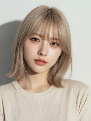 ミディアム カラー ❄️透明感カラー❄️ メンズ✂️TOWAのヘアスタイル