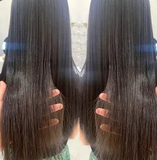 ロング ボブ/美髪矯正 /佐藤　奈巳のヘアスタイル