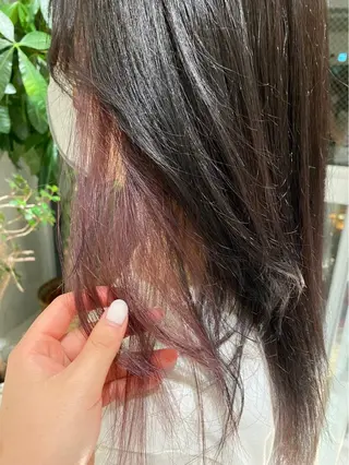 ロング カラー ボブ⌇ 艶カラー⌇ RIN🌙のヘアスタイル