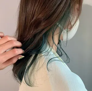 セミロング カラー ヘアセット/艶カラー 💐nao.のヘアスタイル