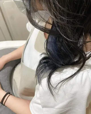 ミディアム カラー パーマ ヘアアレンジ メンズ キッズ ネイル マツエク・マツパ 🫧垢抜けヘア🫧 SHIORIのヘアスタイル
