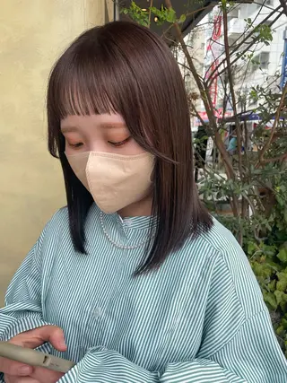 ミディアム カラー メンズ/艶髪/カラー サクラ🌸のヘアスタイル