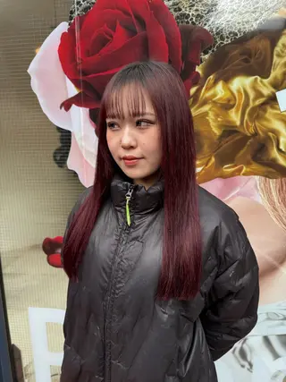 セミロング カラー ヘアアレンジ @kyoniyy KYONIのヘアスタイル