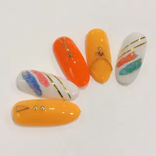 ネイル 小尾 栞のネイルデザイン