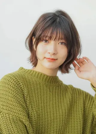 ショート 骨格/顔タイプ/ パーソナルカラー菅原のヘアスタイル