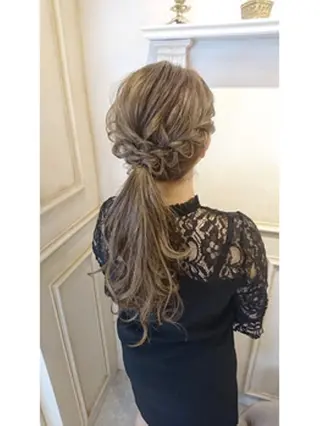 カラー パーマ amie松本 【アミ】のヘアスタイル