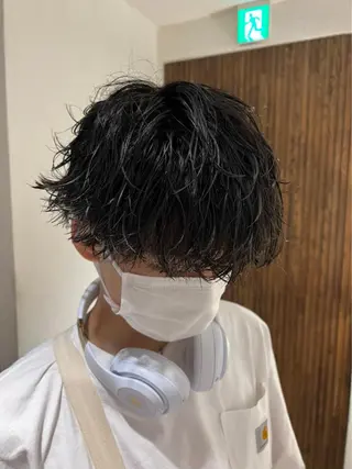 ミディアム パーマ メンズ 渋谷/メンズ特化/ 女子ウケ/FUKAのヘアスタイル