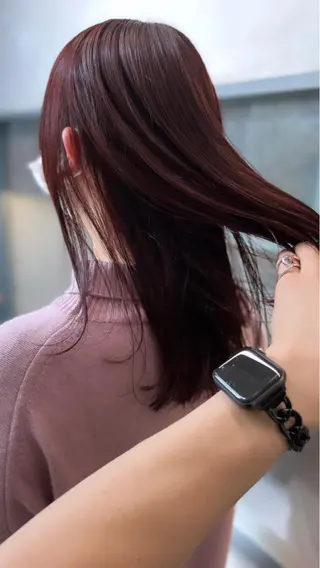 ロング カラー 誰よりも丁寧なカット 🍀小林輝のヘアスタイル