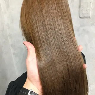 セミロング カラー Lull (シェアサロンReco VIProom)所属・Lull1人美容室 バレイヤージュのヘアスタイル