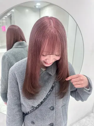 ロング 韓国ガーリー🤍ハイ トーン🤍Ayanaのヘアスタイル