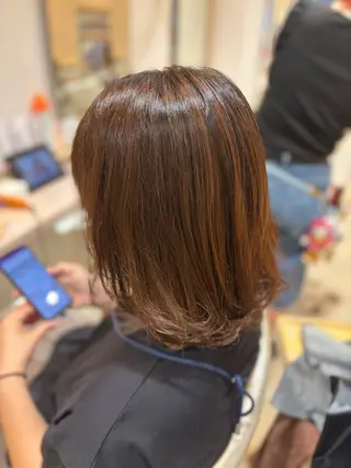 ミディアム 川島 梨菜🌹のヘアスタイル