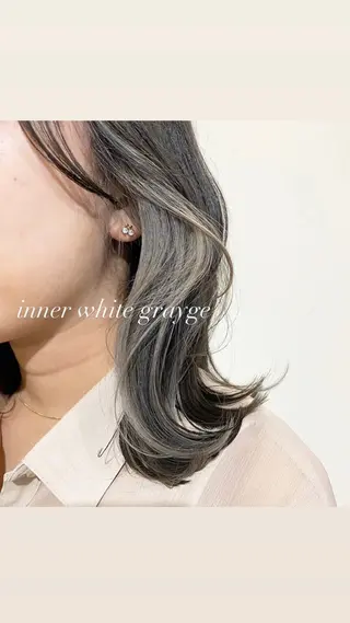 ミディアム カラー マンツーマン施術🌷 透明感/HIKARIのヘアスタイル