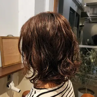 ミディアム パーマ Hazumi Ayanoのヘアスタイル