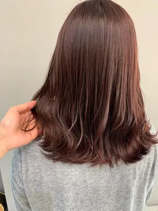 ミディアム カラー theF___ yukoのヘアスタイル