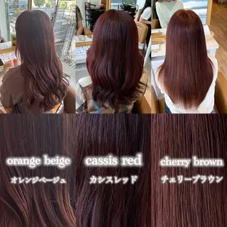 ロング カラー ブリーチなしWカラー レイヤー/Rickyのヘアスタイル