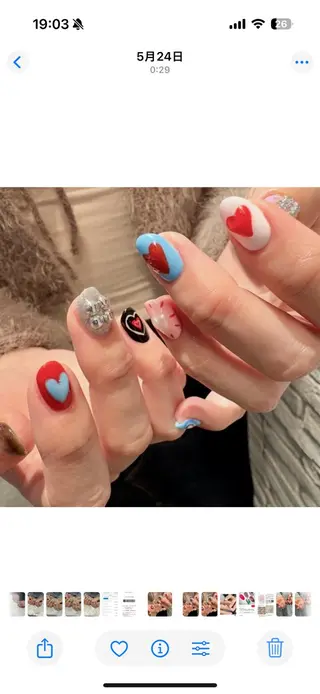 ネイル m kaori𓃟のネイルデザイン