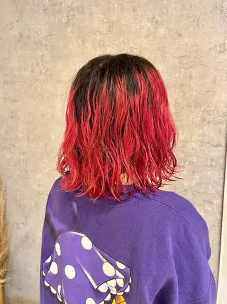 ミディアム パーマ mulum所属・ボブパーマ/ ウルフパーマ原科🪴のヘアスタイル