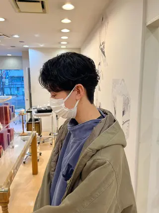 パーマ メンズ 💠つたふうか/ 韓国/メンズヘア💠のヘアスタイル