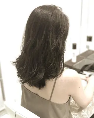 ロング カラー 💎大人ハイライト 💎上杉一也💎のヘアスタイル