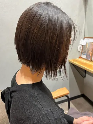 ミディアム カラー パーマ ヘアアレンジ メンズ キッズ ネイル マツエク・マツパ アイブロウ times salon名駅所属・久木原 ゆりのヘアスタイル
