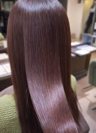 ロング 堀岡 さやかのヘアスタイル