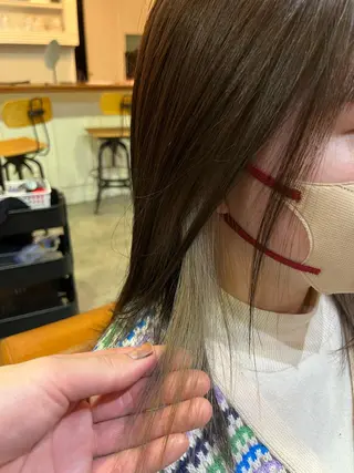 ミディアム 森田翔斗 顔周りレイヤーのヘアスタイル