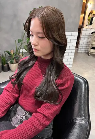 ロング カラー 韓国系/ダブルカラー /トグチリンカのヘアスタイル