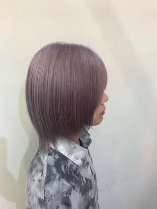 カラー D’asty梓川所属・山崎 夢奈のヘアスタイル