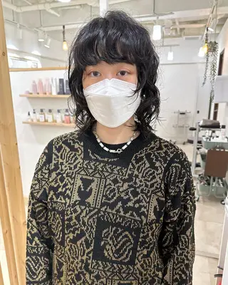 ショート カラー パーマ 銀座No.1髪質改善 縮毛矯正/本木のヘアスタイル