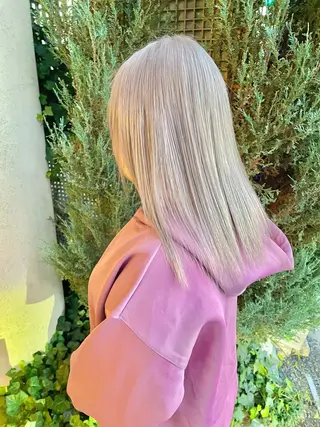 ミディアム ブリーチ指名 No１🏆RENのヘアスタイル