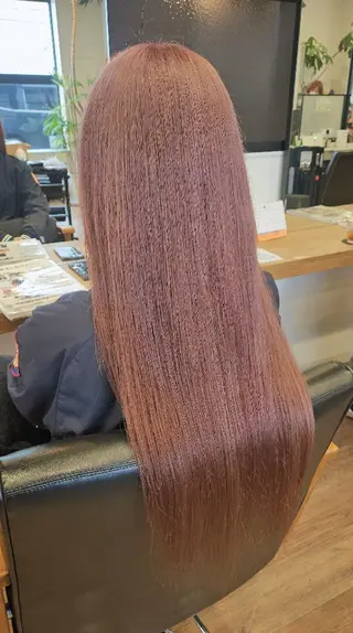 ロング カラー 関口 友菜のヘアスタイル