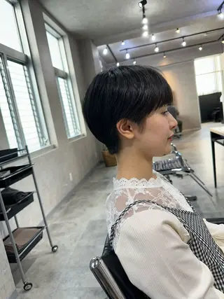 ショート 【縮毛矯正髪質改善】 中山健太のヘアスタイル