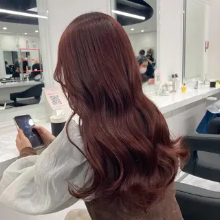 カラー ブリーチなし透明感 💗RYOTAのヘアスタイル