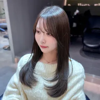 ロング カラー 髪質改善/縮毛矯正/ 韓国ヘア/矢野のヘアスタイル