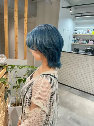 ミディアム カラー A/LEE所属・久保田 千尋のヘアスタイル