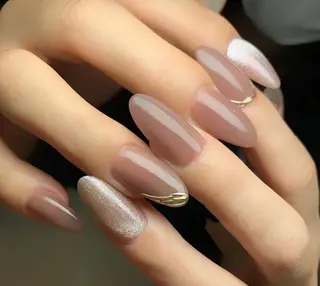 ネイル (∩_∩)ミモネイル /eyelashのネイルデザイン