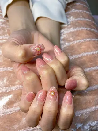 ミディアム 💜MIYA nail川崎店のネイルデザイン