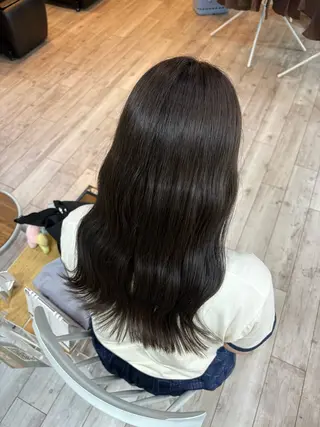 ロング カラー なぎは/暗髪・ ナチュラルカラーのヘアスタイル