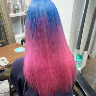 セミロング カラー Je suis heureuse Miel所属・🐩艶カラー/ chisato🌙のヘアスタイル