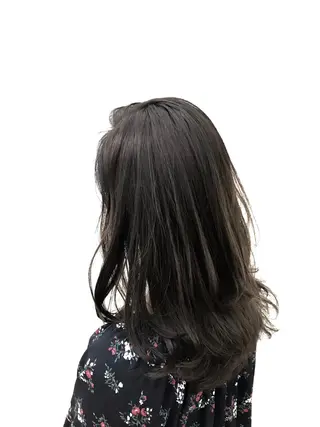 ミディアム カラー ブリーチカラー/ 岩破瑞希のヘアスタイル