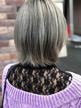 ショート カラー 永井大樹✨ 透明感カラー✨のヘアスタイル