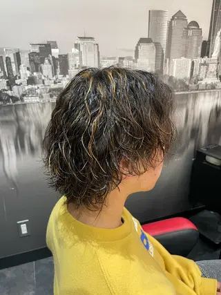 パーマ メンズ BIZE 💚りょうか💚のヘアスタイル