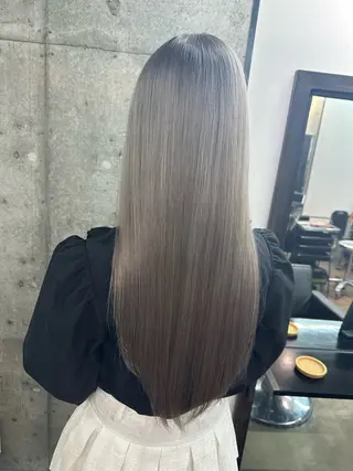 ロング 🫧シールエクステ/ 艶カラー🫧アサミ️のヘアスタイル