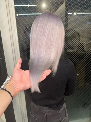 ロング カラー lani ブリーチ /ダブルカラーのヘアスタイル