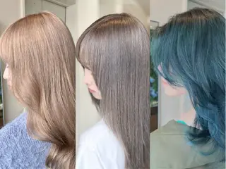 セミロング W_SALON ［触れたくなる艶髪］のヘアスタイル