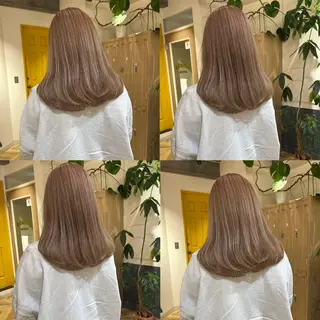 ロング カラー 艶カラー/韓国顔周り 🎀mamiのヘアスタイル