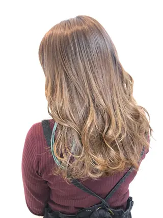 セミロング カラー 黒川 真伍のヘアスタイル